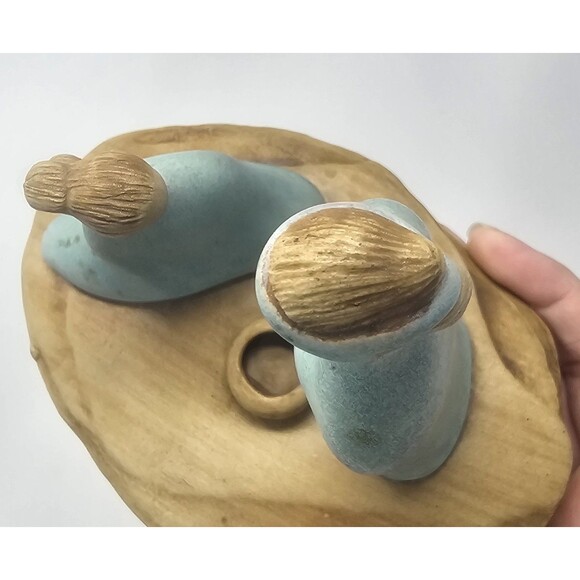 Vtg Jack Black Navajo Pottery Couple Praying On Mesa Ceramic Sculpture Signed - Picture 10 of 14